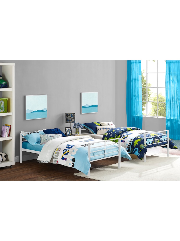 Dorel Home White Bunk Bed - Image 1 of 6