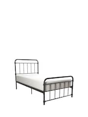 Dorel Home Black Wallace Metal Bed - Image 3 of 6