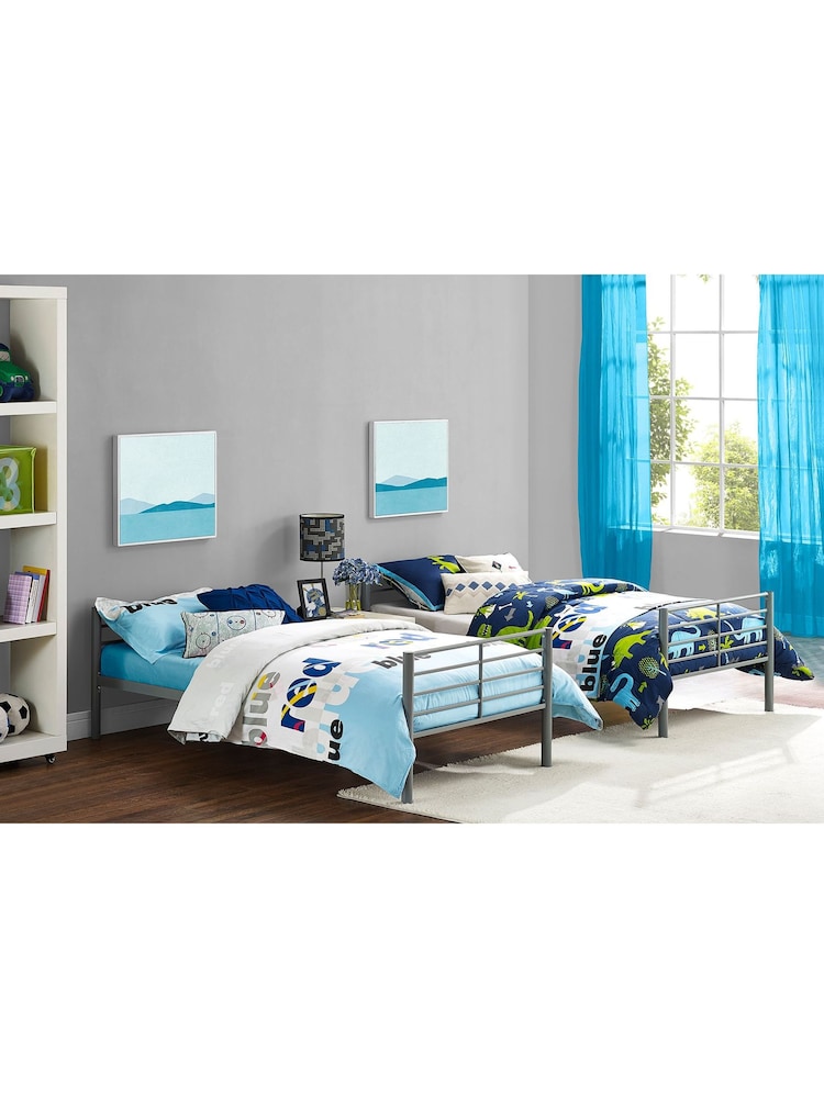 Dorel Home Silvergrey Bunk Bed - Image 1 of 6