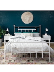 Dorel Home White Manila Metal Bed - Image 2 of 6
