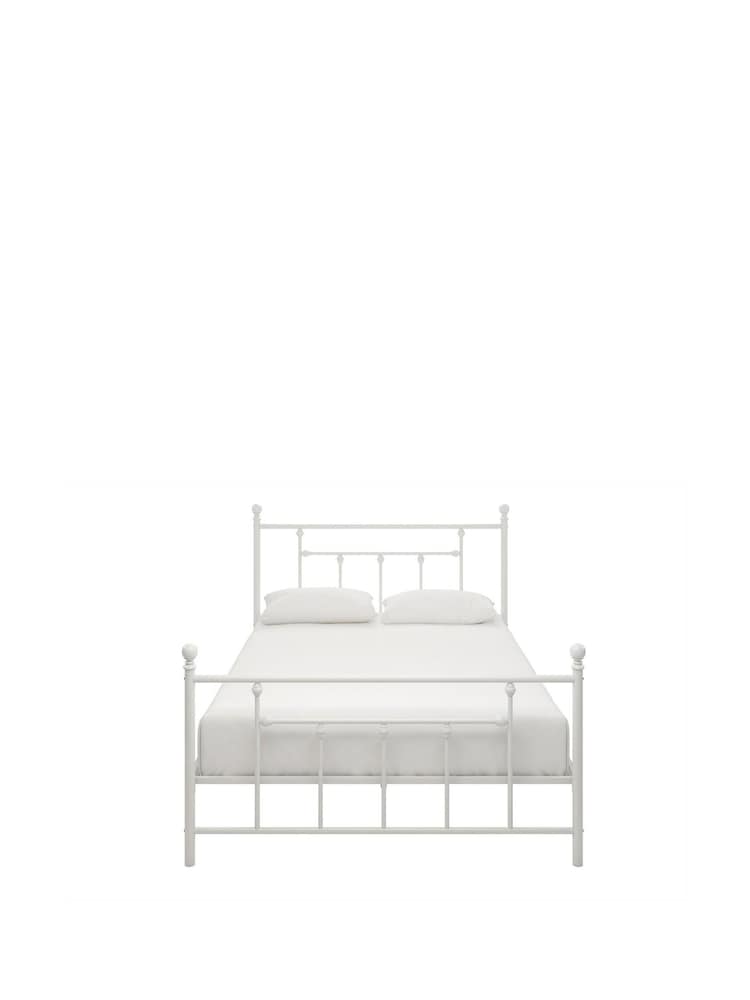 Dorel Home White Manila Metal Bed - Image 6 of 6