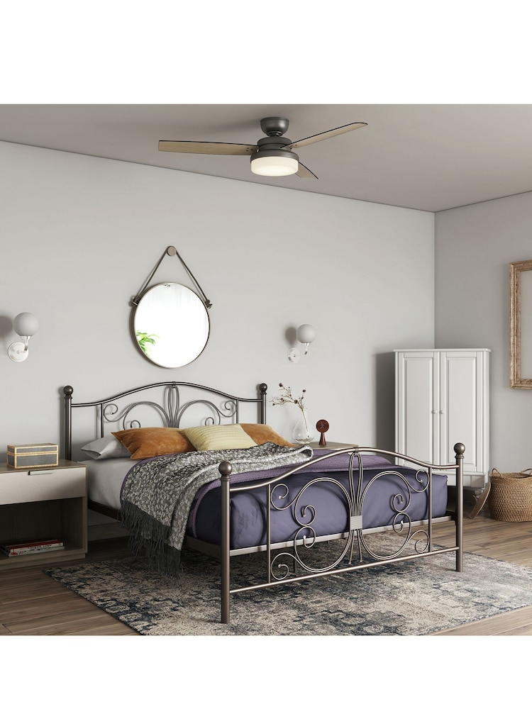 Dorel Home Bronze Bombay Metal Bed - Image 1 of 6