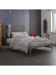 Dorel Home Gold Giulia Modern Metal Bed - Image 1 of 6
