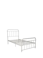 Dorel Home White Wallace Metal Bed - Image 4 of 6