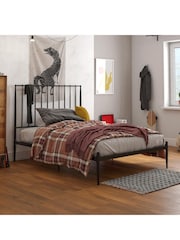 Dorel Home Black Giulia Modern Metal Bed - Image 1 of 6