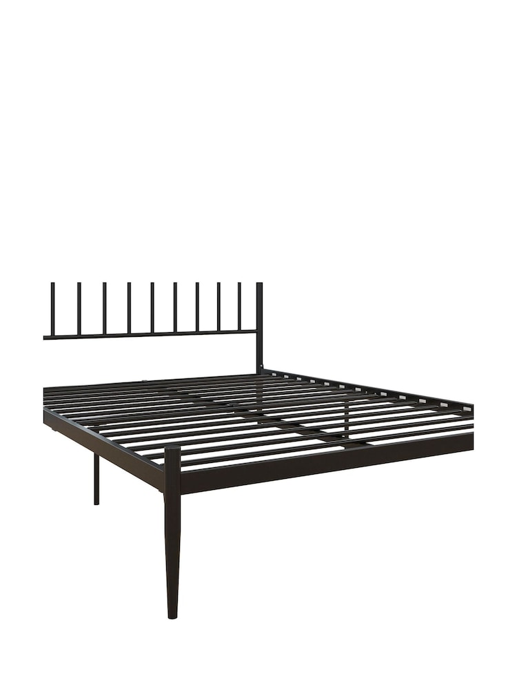 Dorel Home Black Giulia Modern Metal Bed - Image 6 of 6