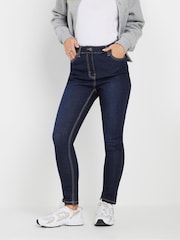 PixieGirl Petite Dark Blue Skinny Ava Jeans - Image 2 of 5