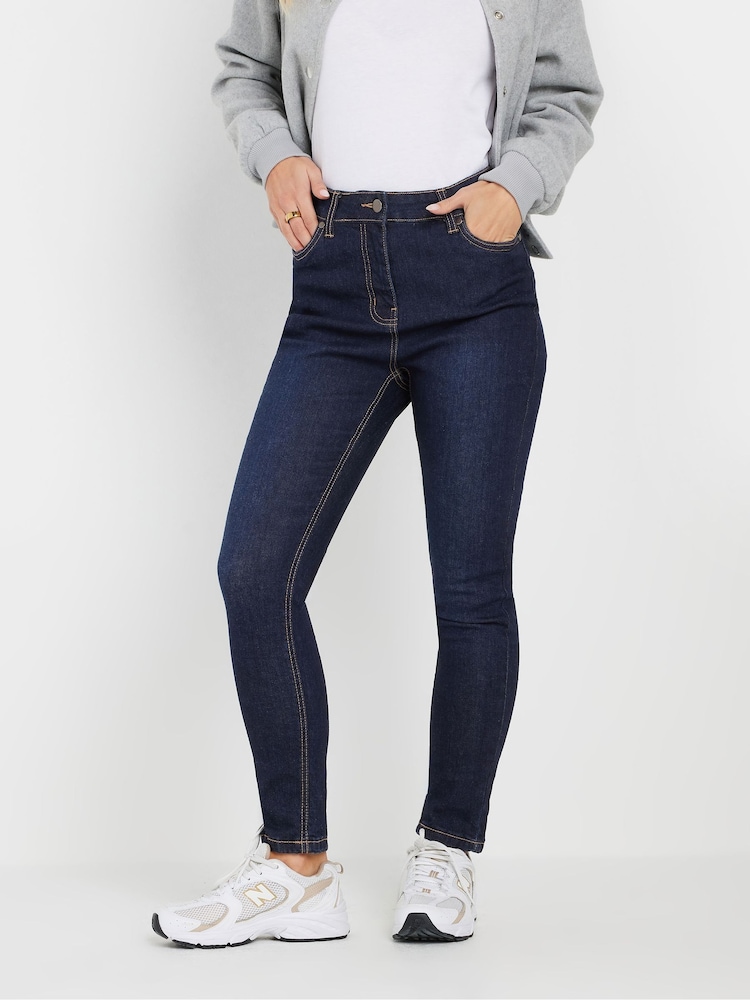 PixieGirl Petite Dark Blue Skinny Ava Jeans - Image 2 of 5
