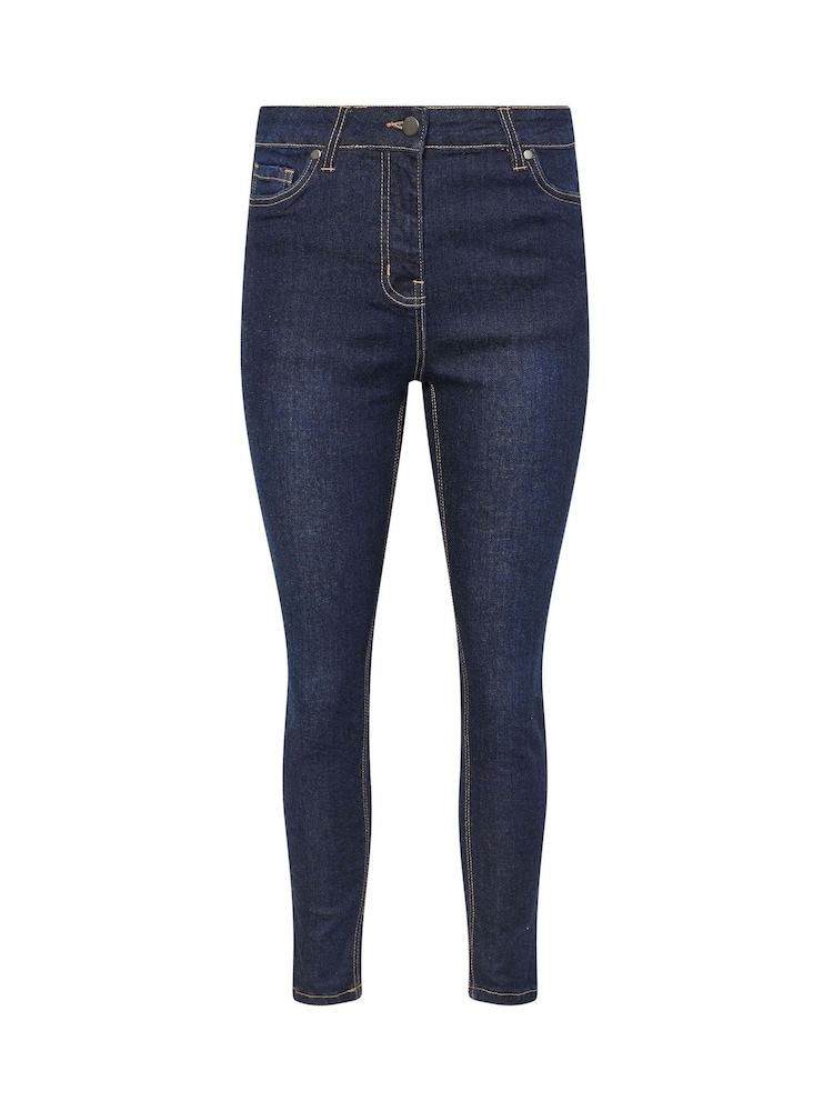 PixieGirl Petite Dark Blue Skinny Ava Jeans - Image 5 of 5