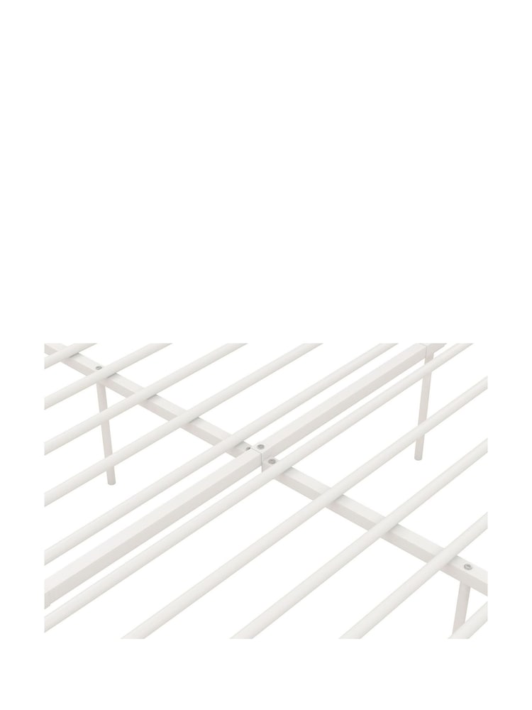 Dorel Home White Bombay Metal Bed - Image 6 of 6