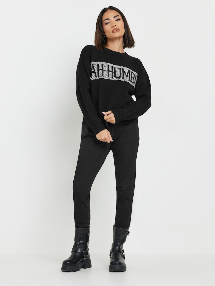 PixieGirl Petite Bah Humbug Christmas Jumper - Imagen 2 de 5 PixieGirl Petite Bah Humbug Christmas Jumper - Imagen 2 de 5
