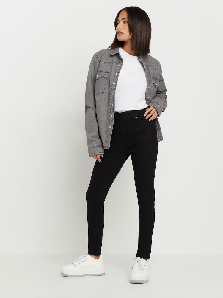 PixieGirl Petite Black blk rinse ava skinny jean - Image 4 of 4 PixieGirl Petite Black blk rinse ava skinny jean - Image 4 of 4