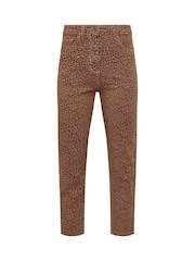 PixieGirl Petite Brown brown animal mom jean - Image 3 of 6