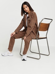 PixieGirl Petite Brown brown animal mom jean - Image 4 of 6