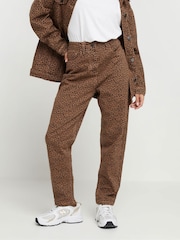 PixieGirl Petite Brown brown animal mom jean - Image 5 of 6