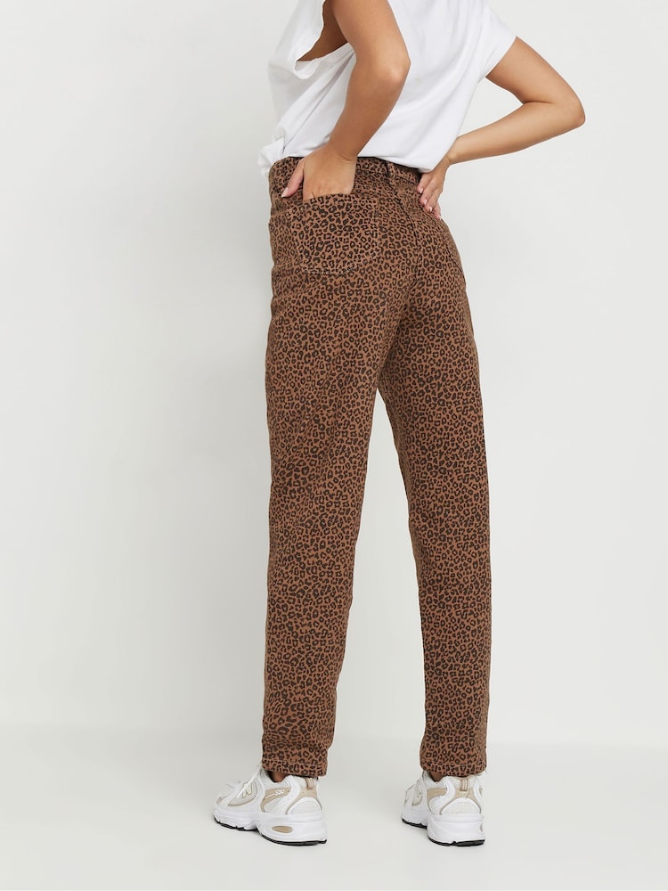 PixieGirl Petite Brown brown animal mom jean - Image 6 of 6