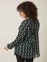 Evans Geometric Print Boho Blouse - Image 2 of 5