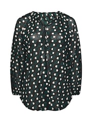 Evans Geometric Print Boho Blouse - Image 5 of 5