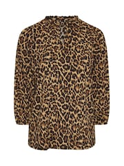 Evans Red Jersey Crepe Boho Top - Image 5 of 5