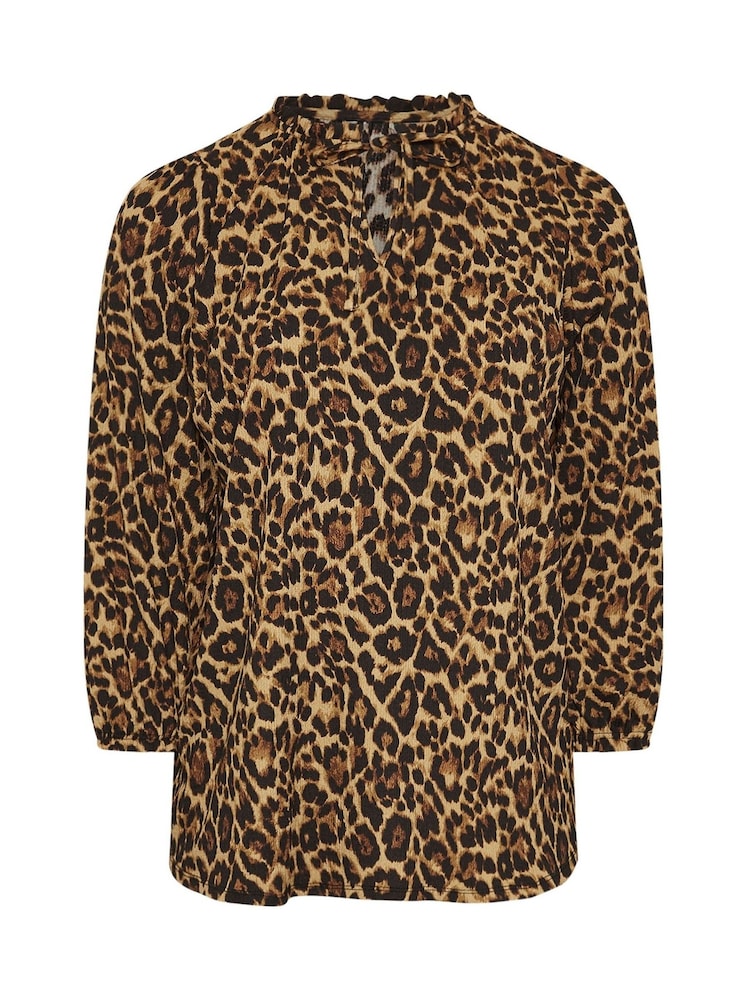Evans Red Jersey Crepe Boho Top - Image 5 of 5