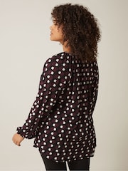 Evans Geometric Print Boho Blouse - Image 3 of 5