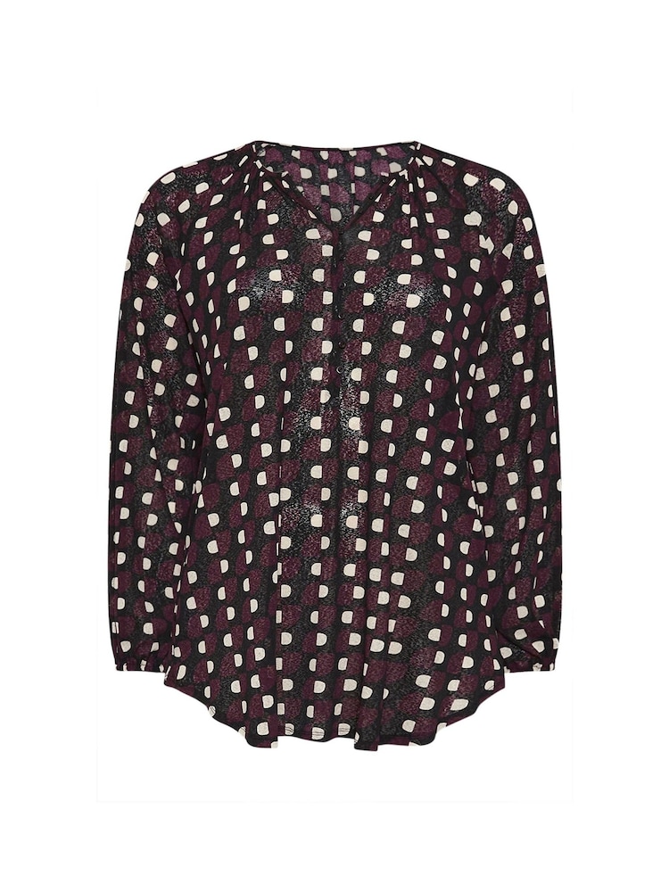 Evans Geometric Print Boho Blouse - Image 5 of 5