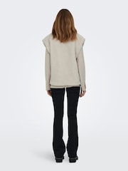 ONLY Cream Teddy Borg Gilet - Image 2 of 6