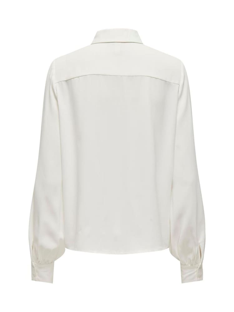 ONLY White Long Sleeve Embellished Collar Shirt - Image 7 of 7