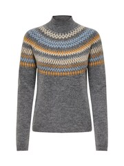 ONLY FairIsle Pattern Knitted Christmas Jumper - Изображение 4 из 5
