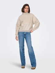 ONLY Long Sleeve Half Zip Teddy Sweatshirt - Bild 3 von 7