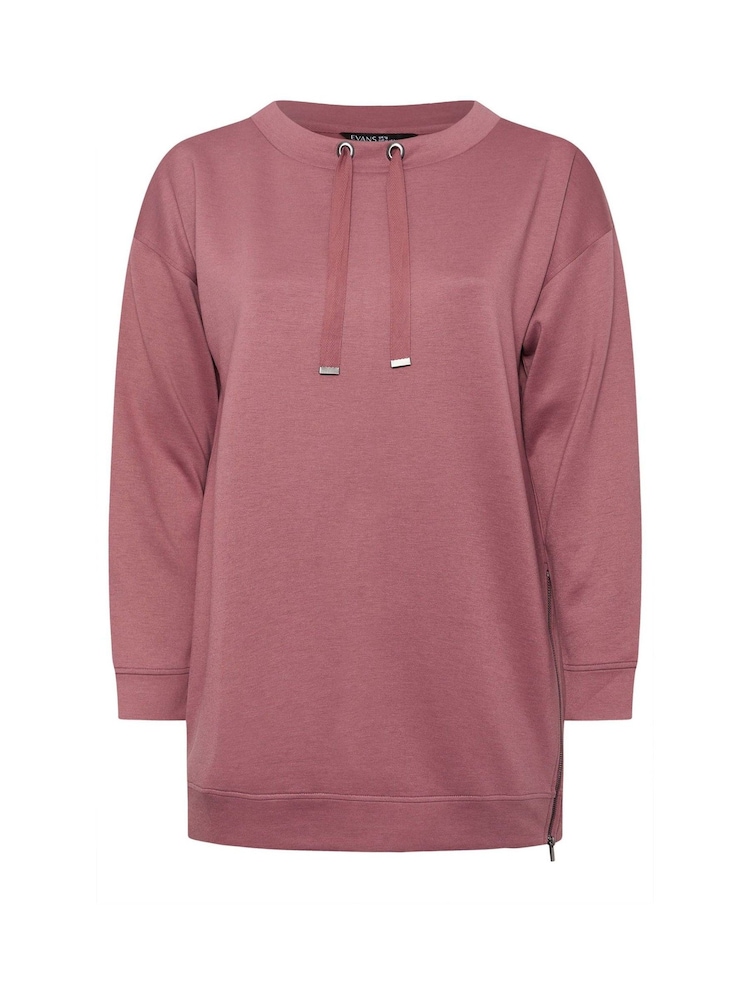 Evans Zip Detail Sweatshirt - Image 4 of 4