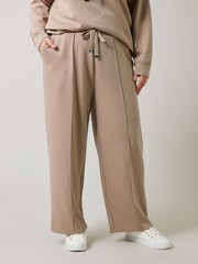 Evans Blue Wide Leg Joggers - Image 1 of 5