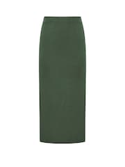PixieGirl Petite Green Split Maxi Skirt - Image 5 of 5