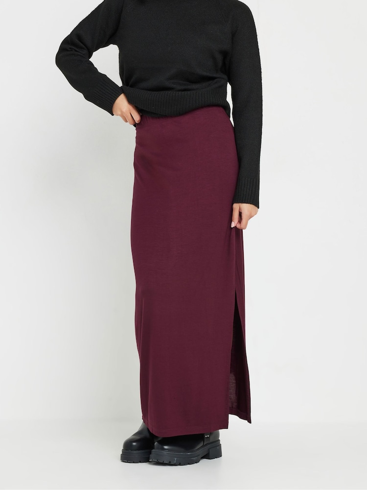 PixieGirl Petite Purple Split Maxi Skirt - Image 2 of 5