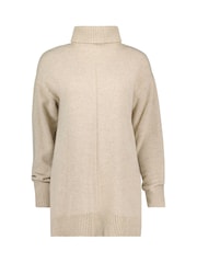 Baukjen Cream Asher Wool Blend Turtleneck Jumper - Image 5 of 5