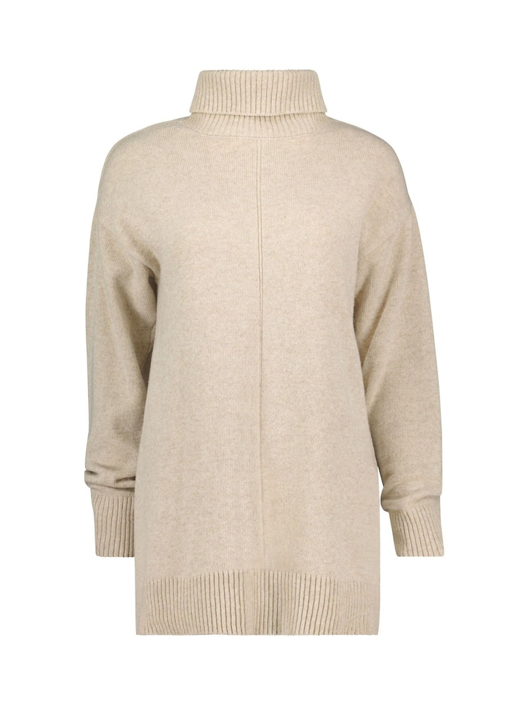 Baukjen Cream Asher Wool Blend Turtleneck Jumper - Image 5 of 5