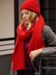 Baukjen Red Alba Recycled Wool Hat - Image 3 of 4