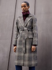 Baukjen Aye Check Brown Coat - Image 1 of 2