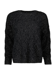 Baukjen Lumi Sparkle Stitch Detail Black Jumper - Image 5 of 5