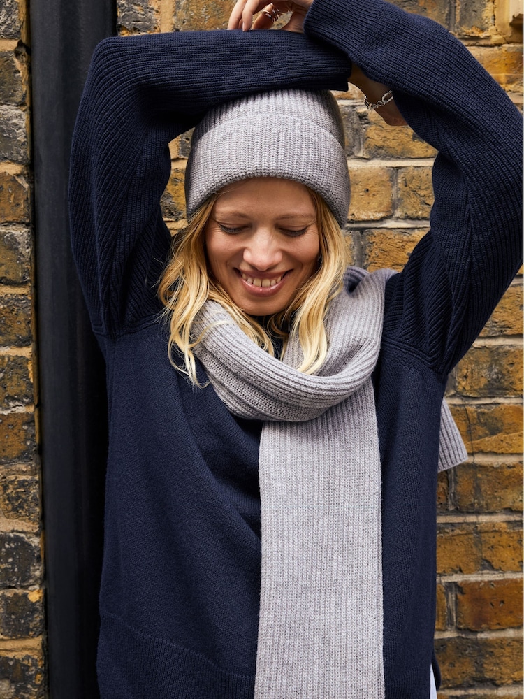 Baukjen Grey Alina Wool Scarf - Image 3 of 3