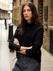Baukjen Penelope Turtleneck Black Top - Image 2 of 5