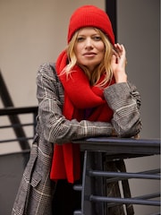 Baukjen Red Alina Recycled Wool Scarf - Image 3 of 4