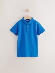 Weiß/Kobaltblau/Marineblau - Short Sleeve Polo Shirts 3 pack (3-16yrs) - Bild 4 von 7