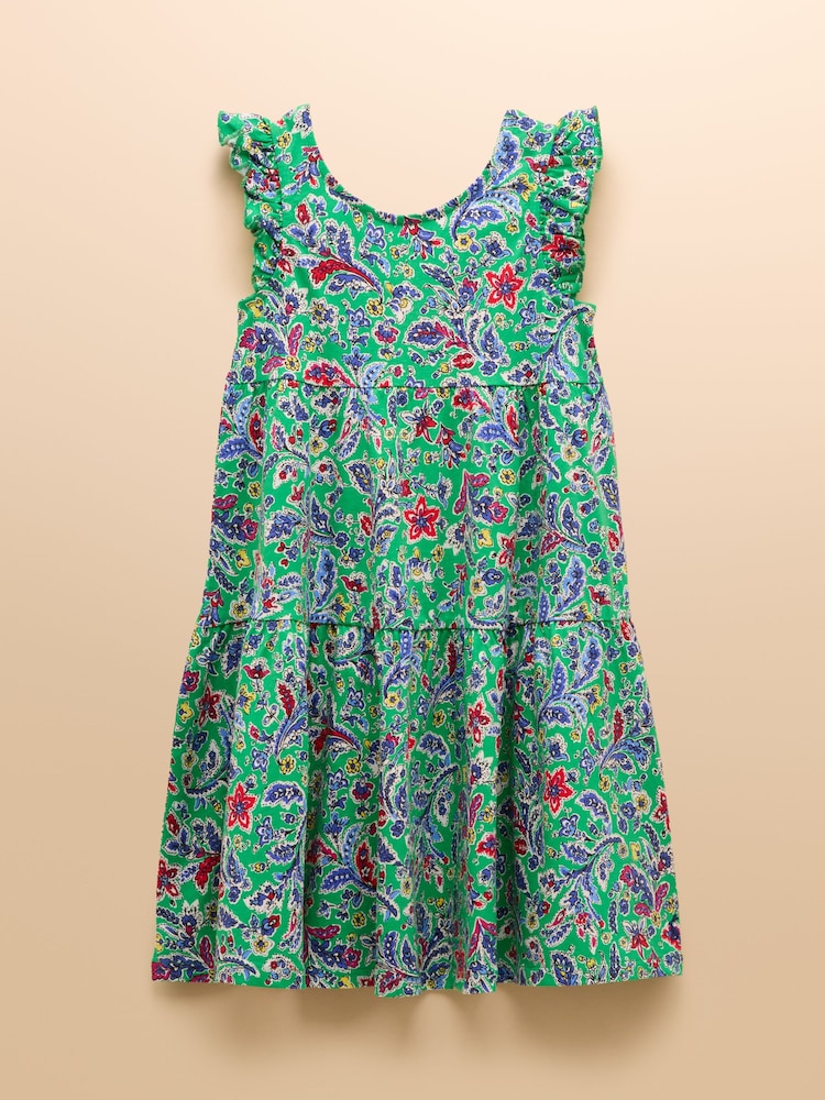 Buy Joules Butterfly Green & Pink Frill Sleeve Print Dress Two Pack from  Next USA