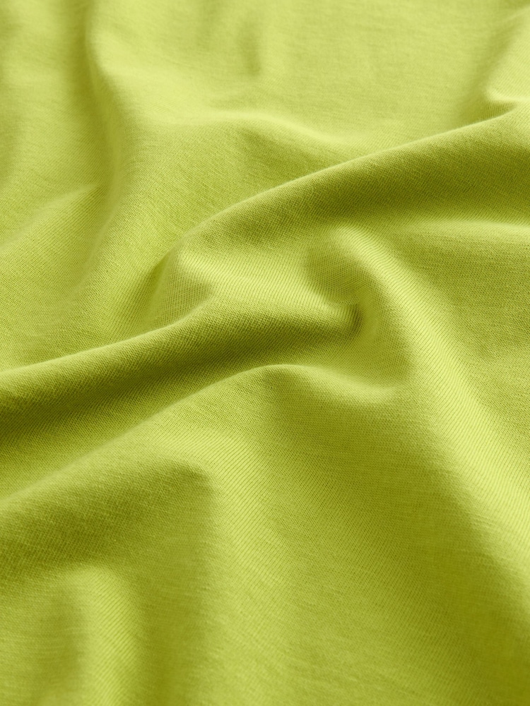 Green Boxy 100% Cotton T-Shirt - Image 2 of 3