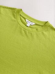Green Boxy 100% Cotton T-Shirt - Image 3 of 3