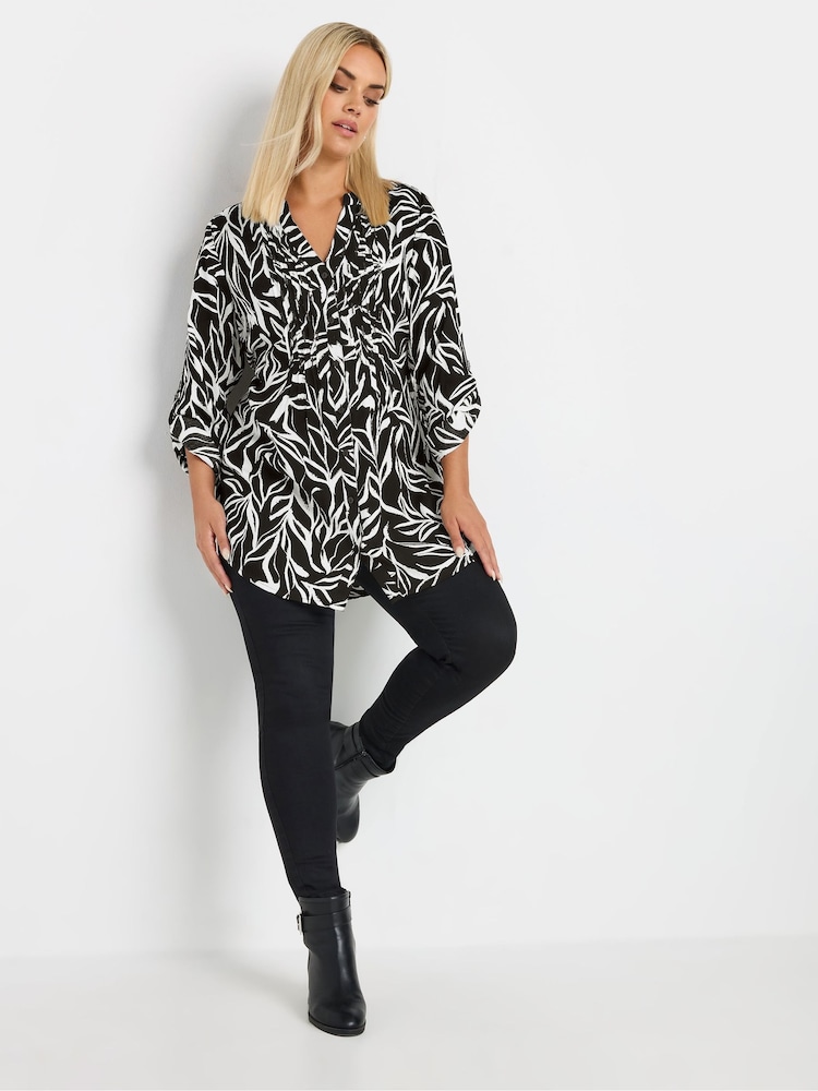 Yours Curve Bluse mit Biesen - Bild 2 von 5