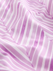 Roxo lilás - Calças de biquíni franzadas de perna alta - Imagem 10 de 10