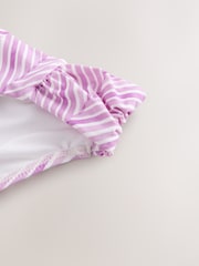 Roxo lilás - Calças de biquíni franzadas de perna alta - Imagem 8 de 10