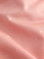 Pink Metallic Tie Side Bikini Bottoms - Image 8 of 8